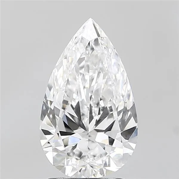 2.00ct Pear Lab Grown Diamond (Colour D, Clarity VS1, IGI Certified)