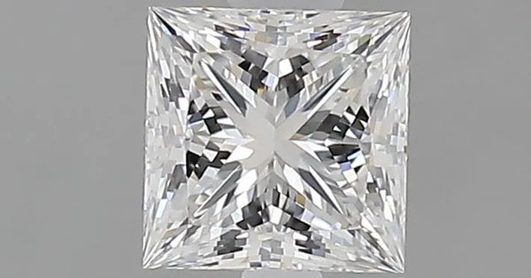 0.54ct Princess Natural Diamond (Colour D, Clarity VVS1, GIA Certified)
